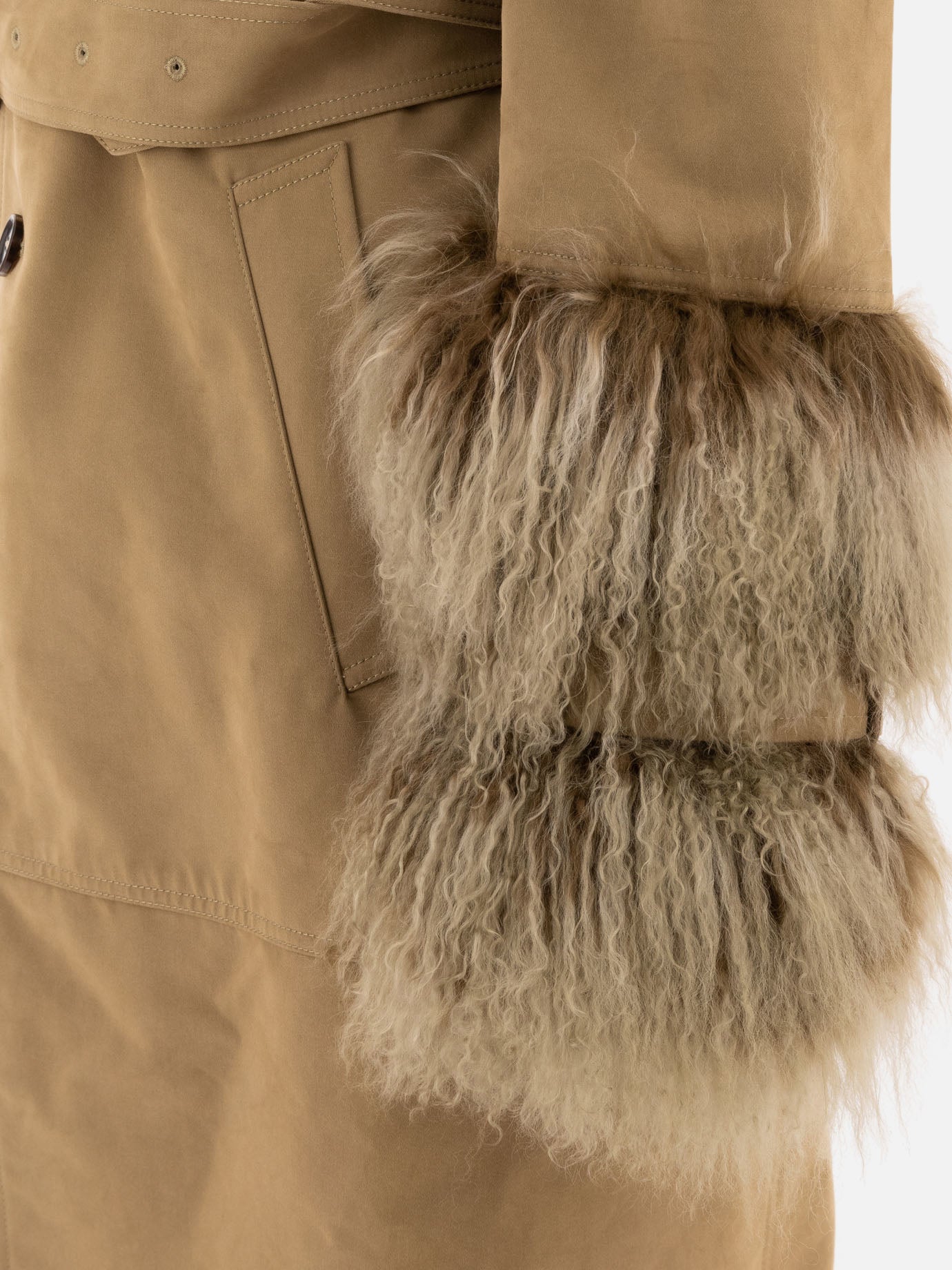 Raincoats & Trench coats Solid colour  Beige - Burberry Women | PDP | VIETTI Online Store | Zoom-Modal_4
