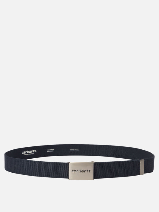 Carhartt WIP "Clip Chrome" belt Blue