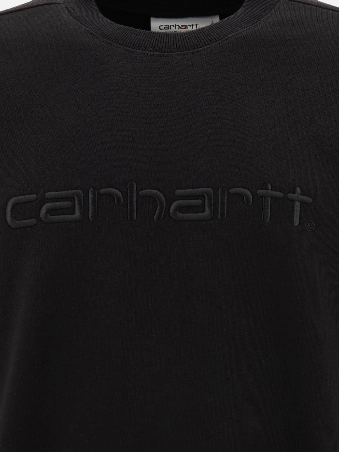 Carhartt WIP Sweatshirt with embroidered logo Black