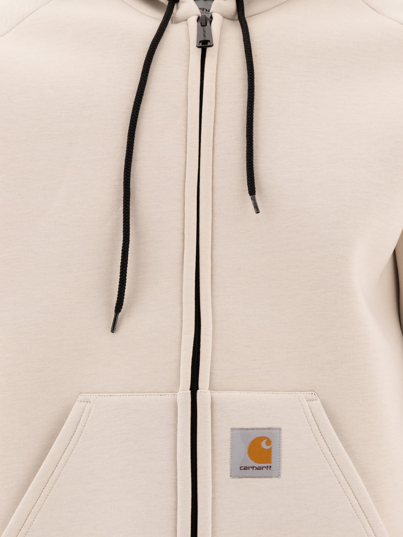 Carhartt WIP "Car-Lux" zipped hoodie Beige