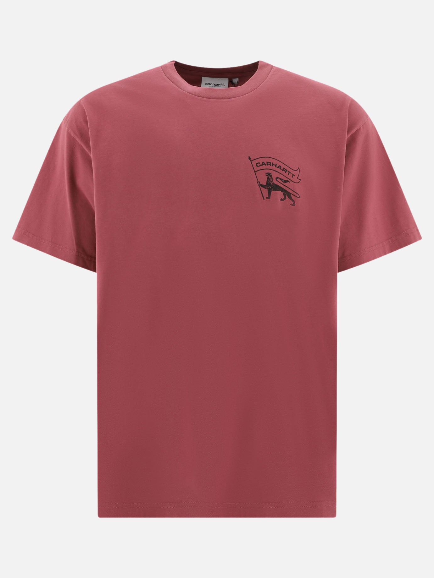 Crewneck t-shirts Solid colour  Fuchsia - Carhartt WIP Men | PDP | VIETTI Online Store | Zoom-Modal
