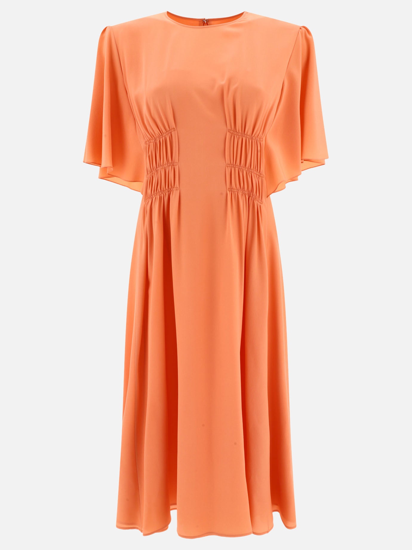 Midi dresses Solid colour  Orange - Chloé Women | PDP | VIETTI Online Store | thumbnail