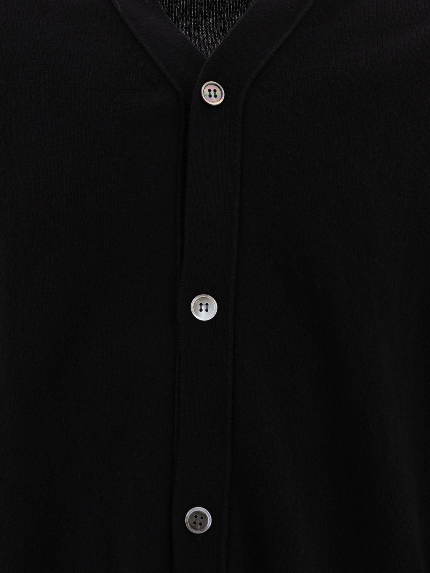 Comme Des Garçons Shirt Wool cardigan Black