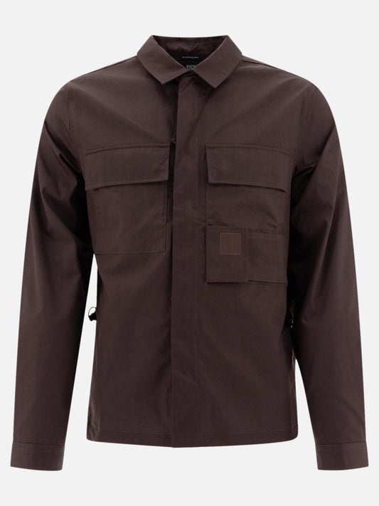 C.P. Company "The Metropolis Serie Utility" gabardine overshirt Brown