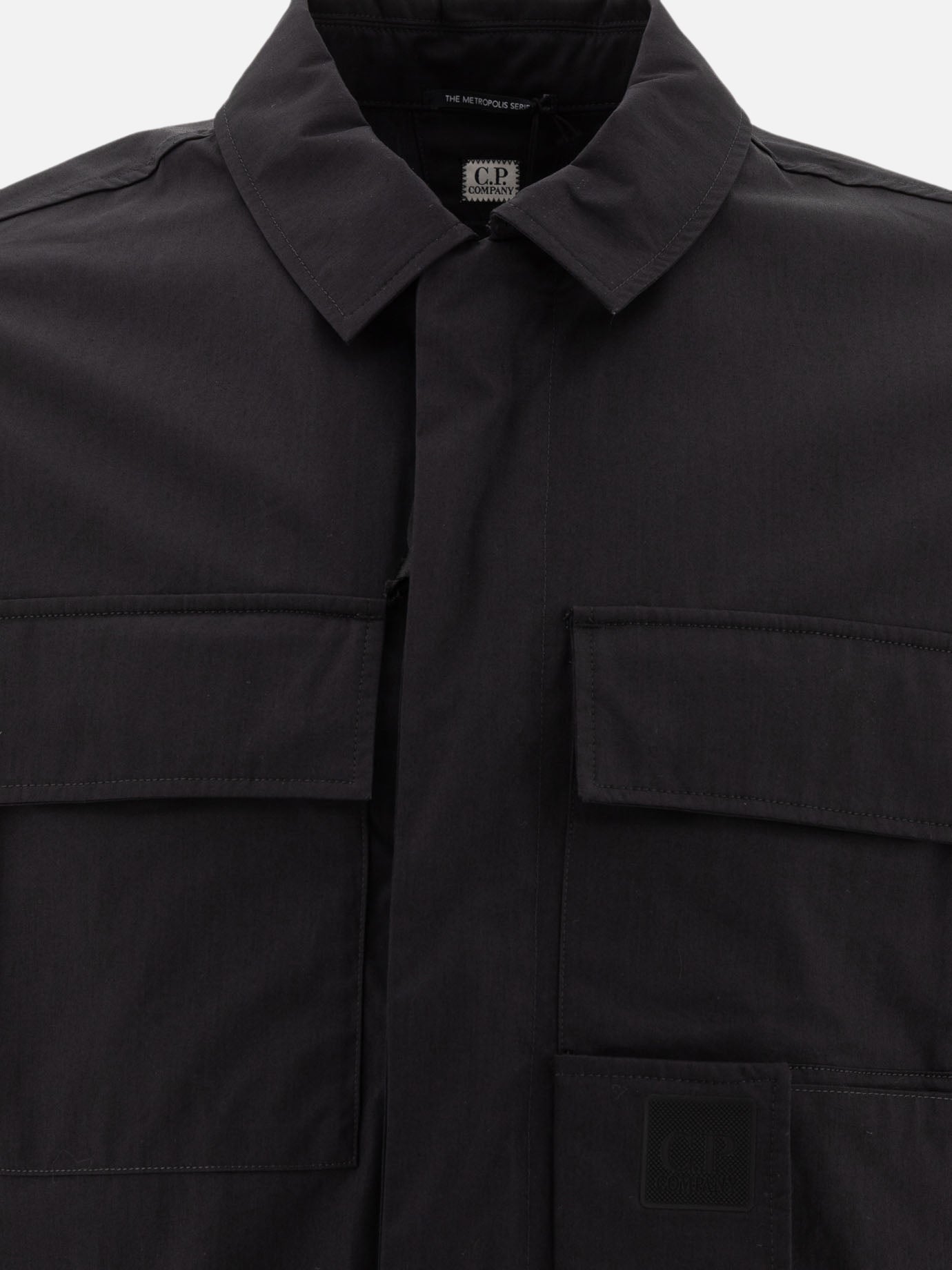 Overshirt jackets Solid colour  Black - C.P. Company Men | PDP | VIETTI Online Store | Zoom-Modal_3
