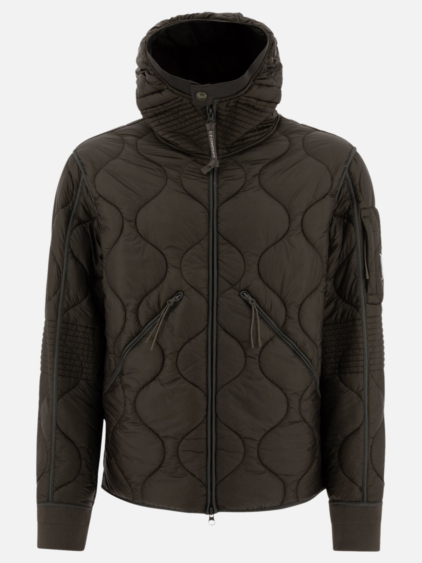 Quilted & Utility Jackets Solid colour  Green - C.P. Company Men | PDP | VIETTI Online Store | Zoom-Modal
