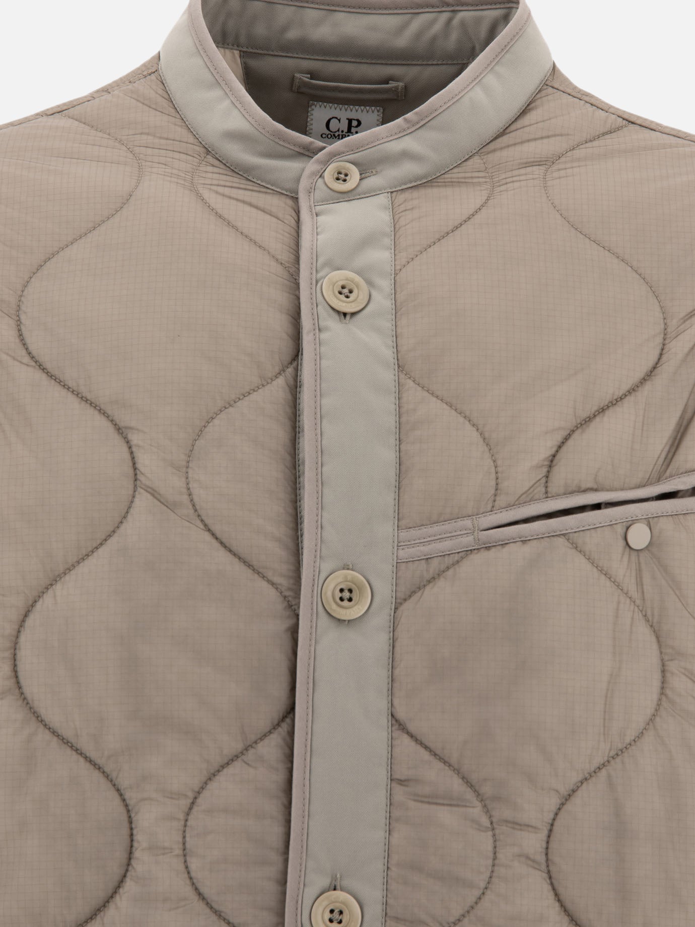 Quilted & Utility Jackets Solid colour  Beige - C.P. Company Men | PDP | VIETTI Online Store | Zoom-Modal_3
