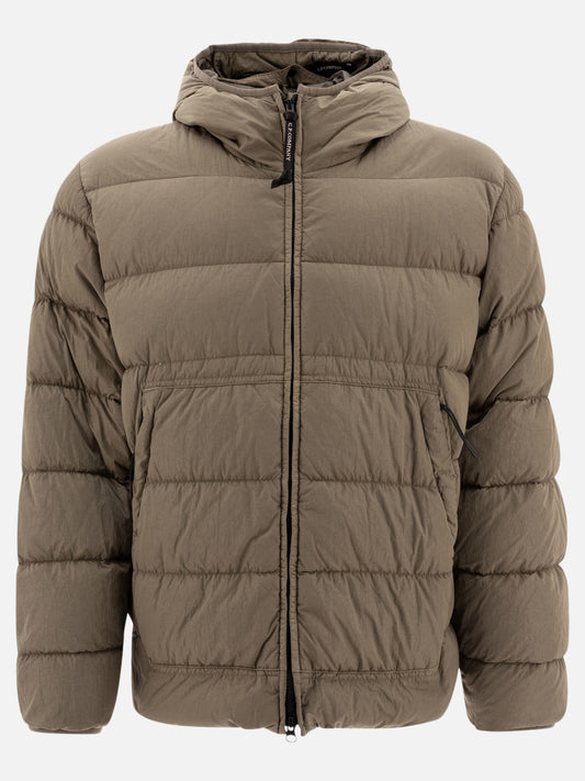 Down jackets Solid colour  Green - C.P. Company Men | PLP | VIETTI Online Store 
