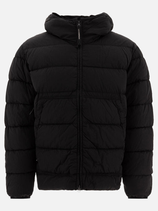 C.P. Company "Chrome-R Goggle" down jacket Black