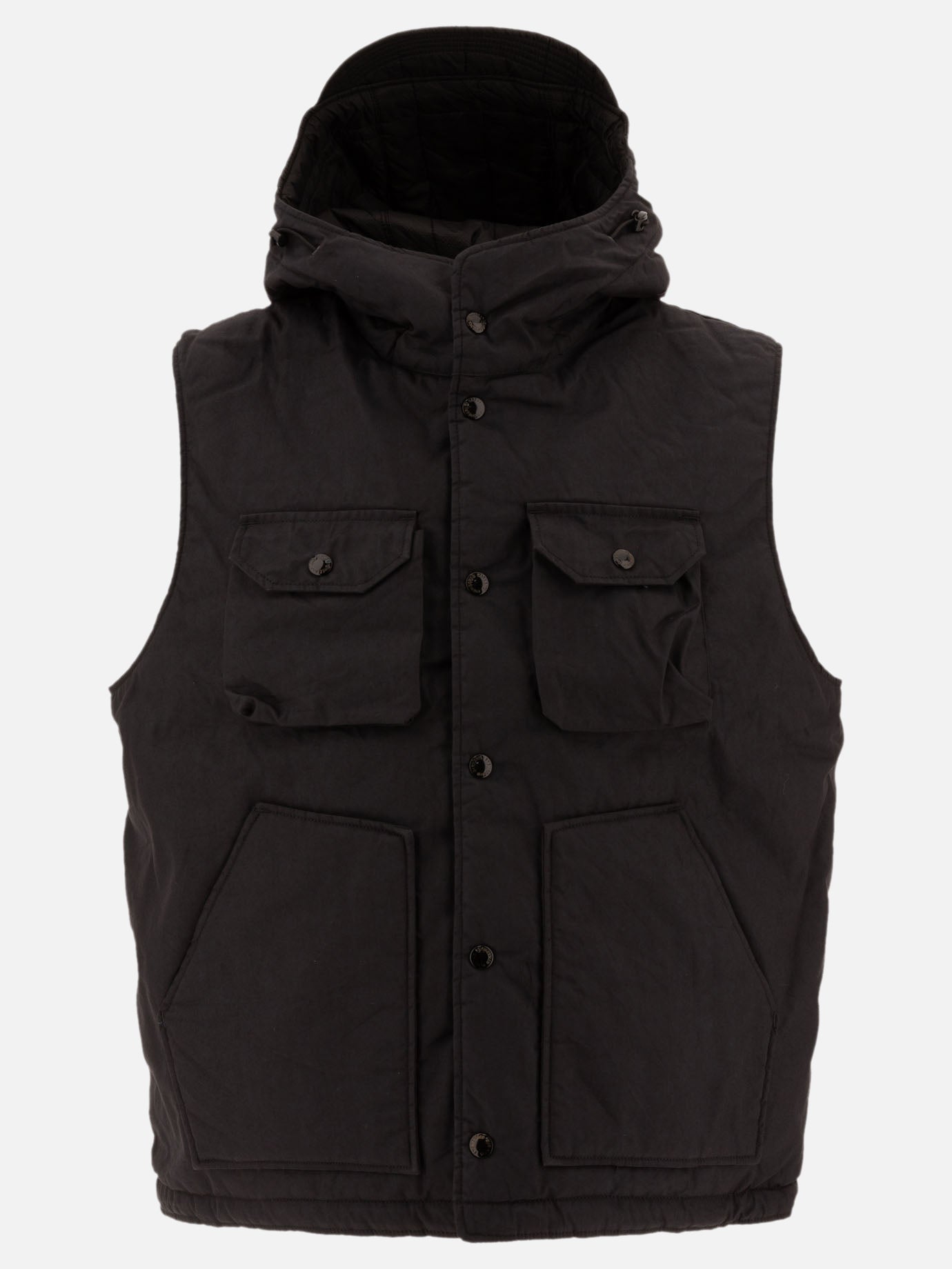 Vest jackets Solid colour  Black - Engineered Garments Men | PDP | VIETTI Online Store | Zoom-Modal
