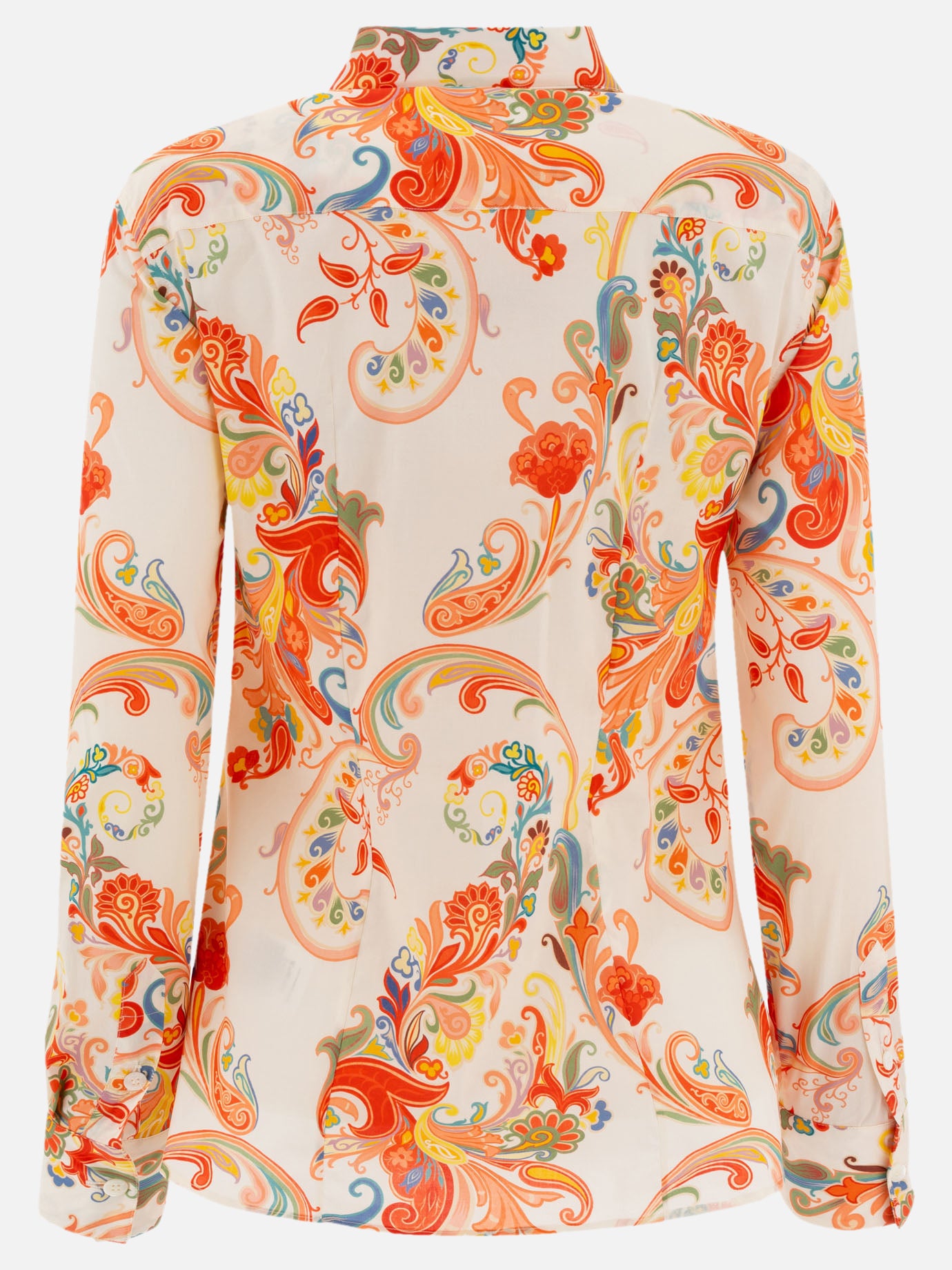 Etro Poplin shirt in paisley print White