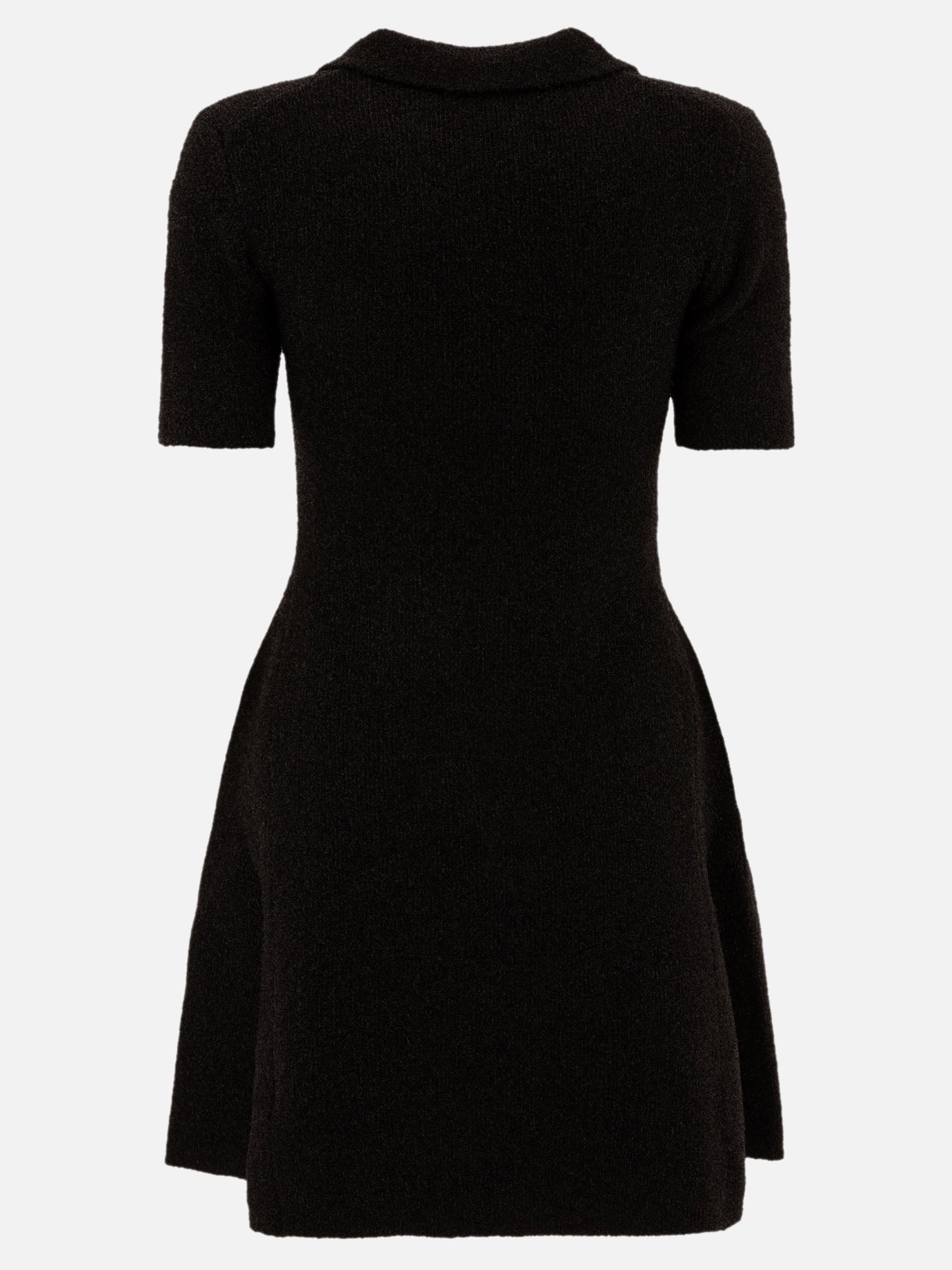 Ganni Lurex mini dress Black