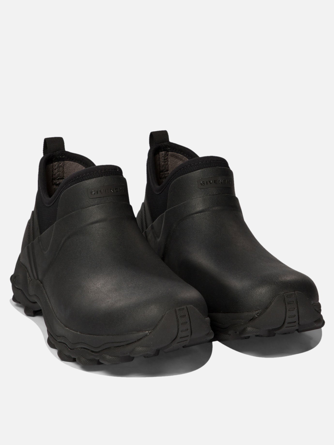 Rubber ankle boots