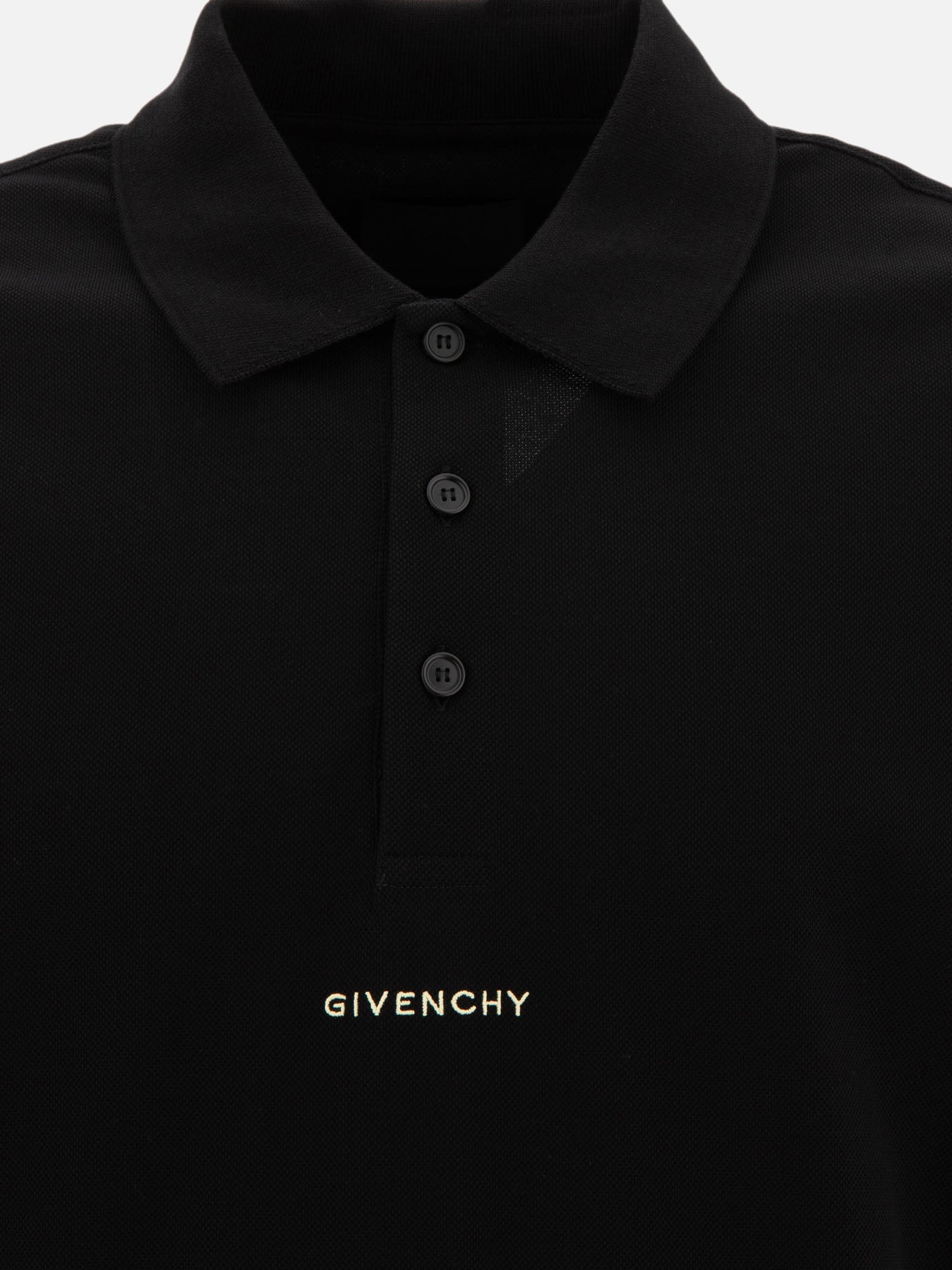 Polo shirt with embroidered logo