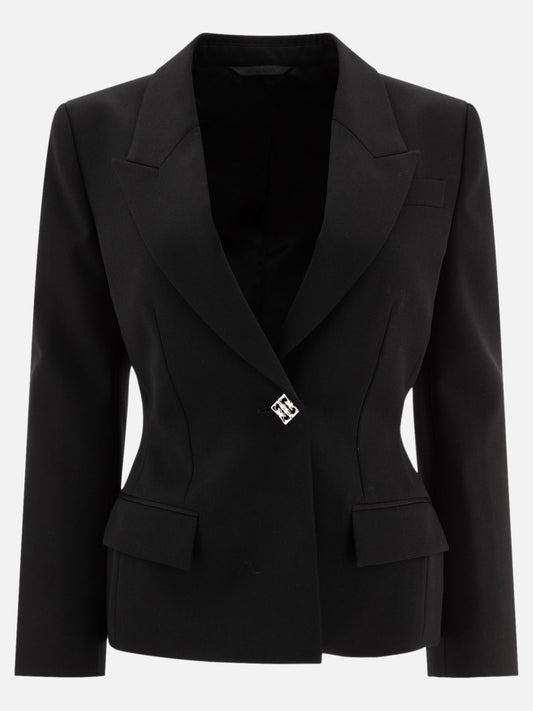 Wool blazer with 4G detail