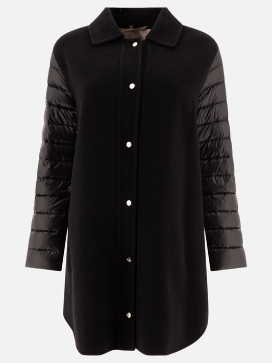 Herno Wool down coat Black