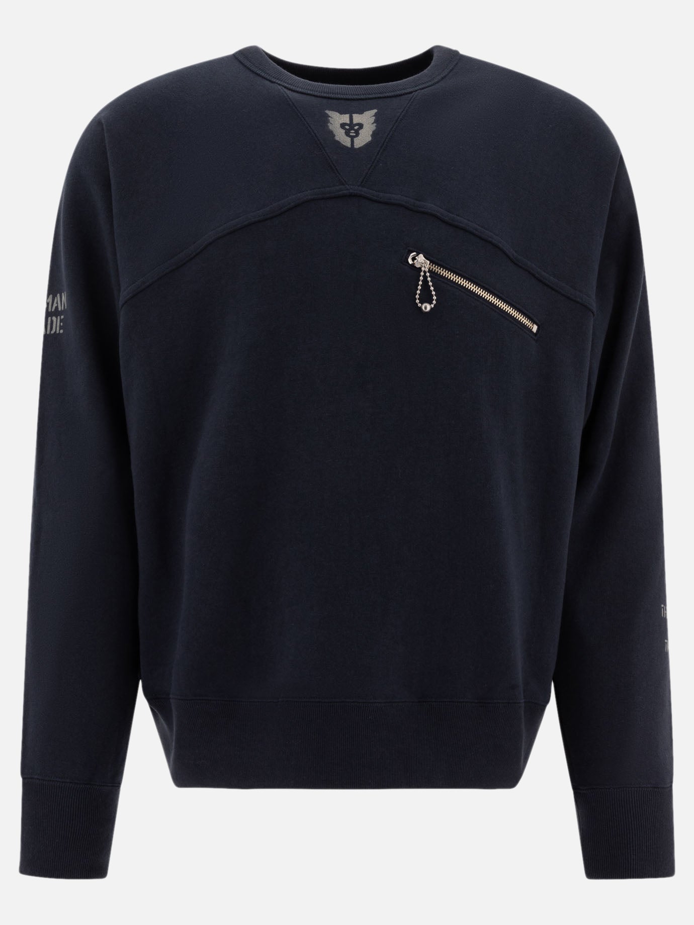 Human Made Sweatshirt with zipper detail 18954025_S Black thumbnail_1