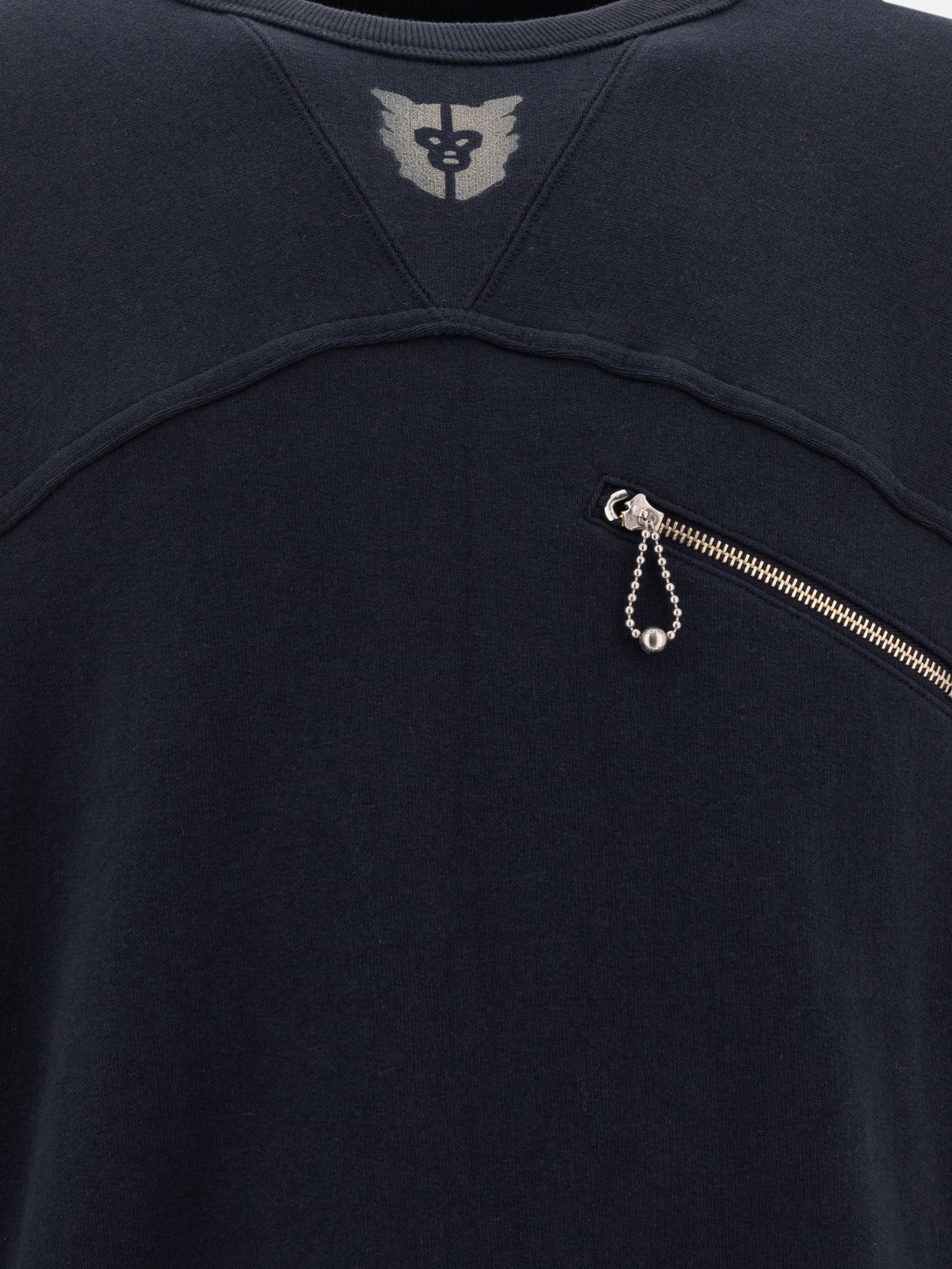 Human Made Sweatshirt with zipper detail 18954025_S Black thumbnail_3