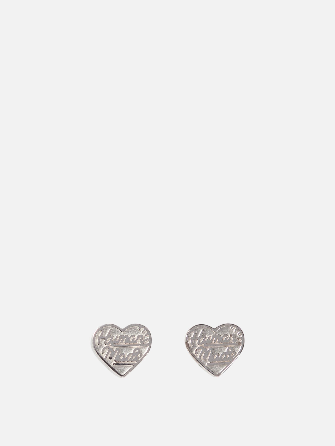 Human Made "Human Made" earrings Silver