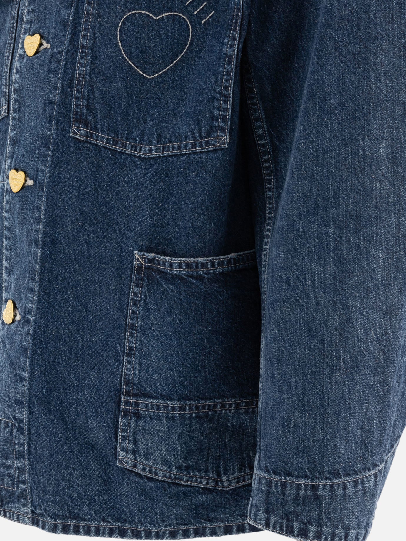 Human Made "Denim Coverall" overshirt jacket Blue