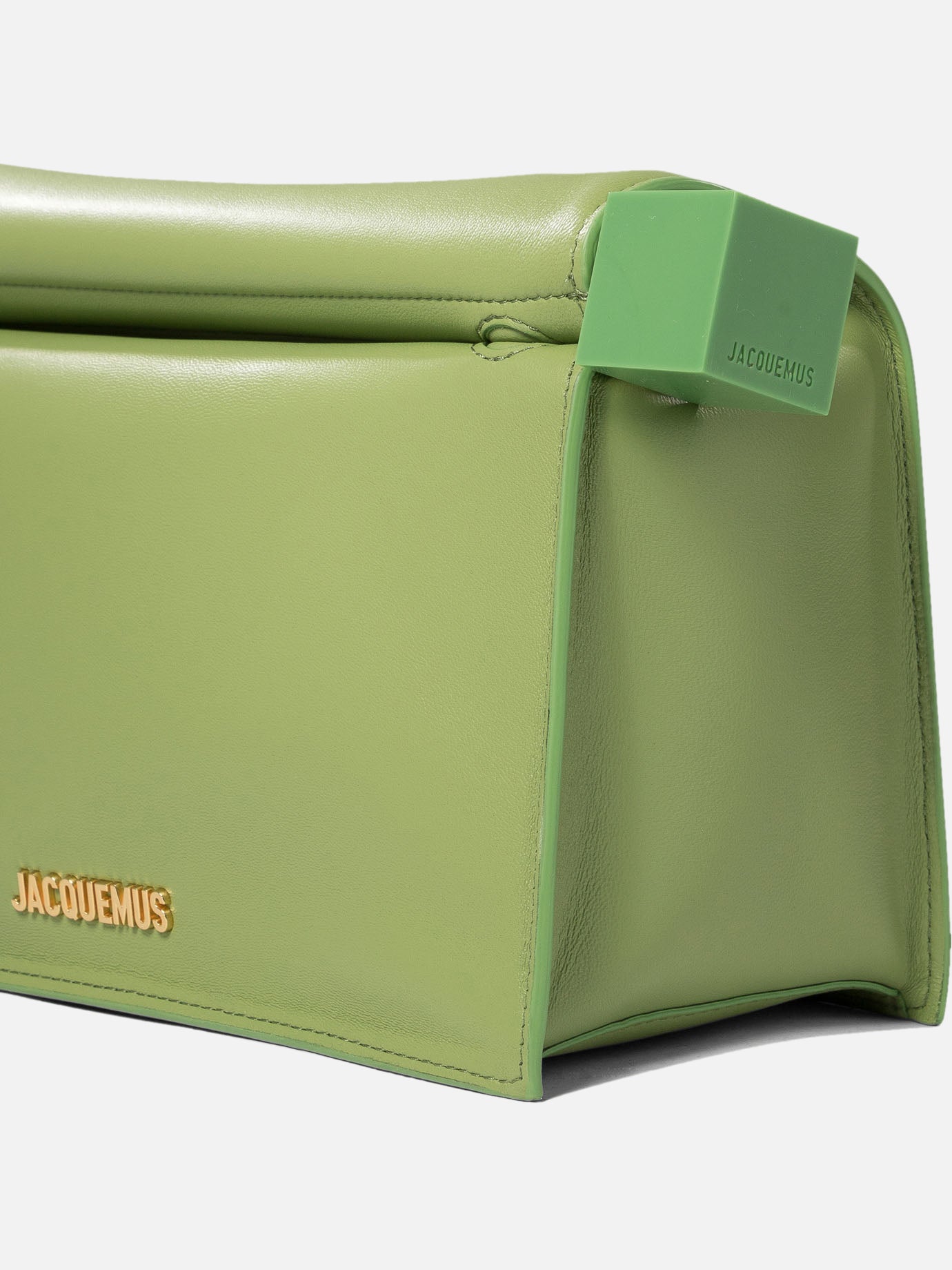 Jacquemus "La pochette Rond Carré" clutch Green