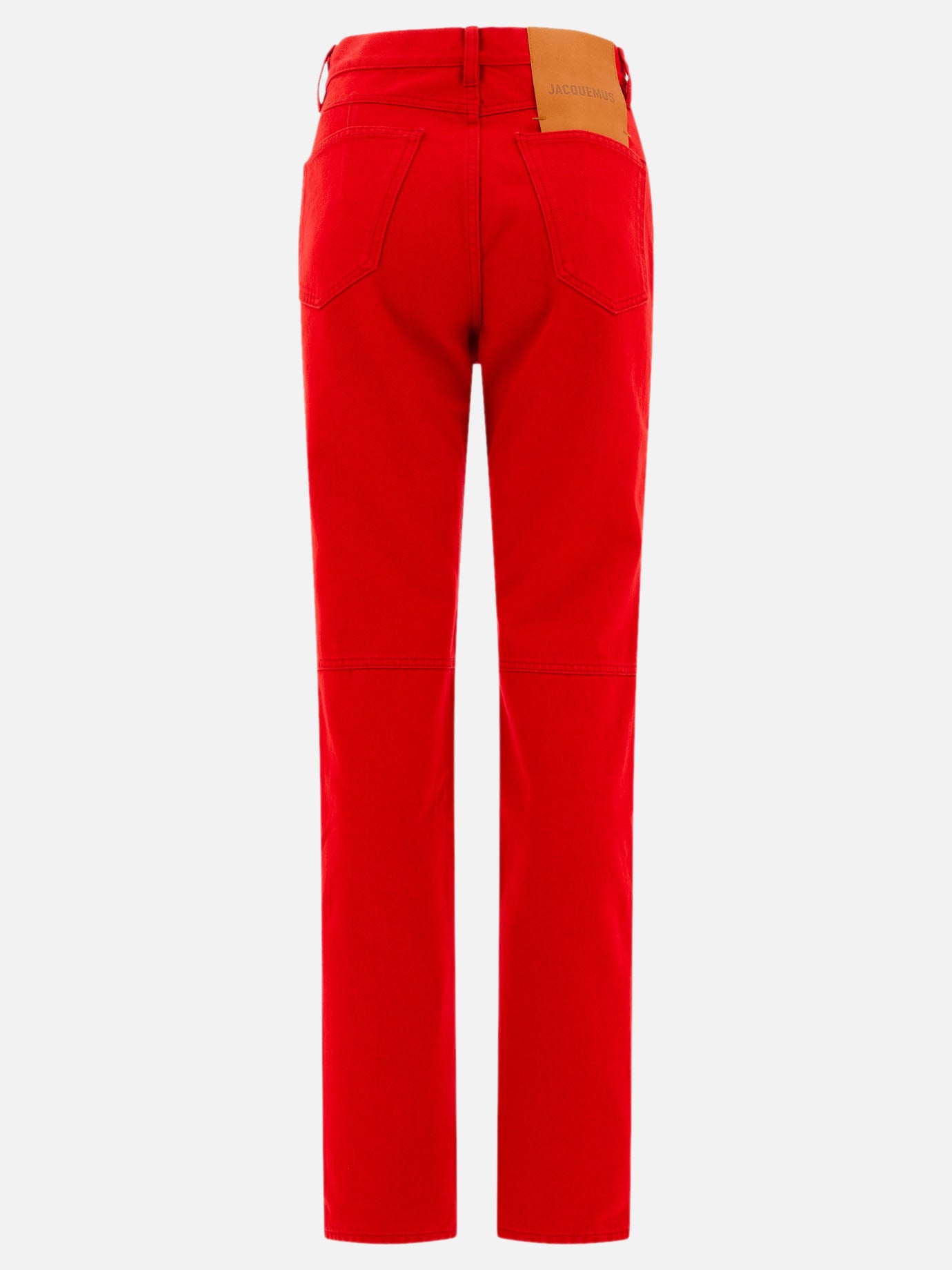 Jacquemus "Le de-Nîmes droit" jeans Red