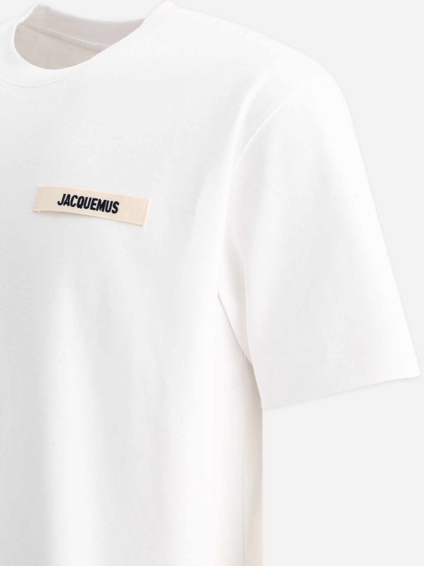 Crewneck t-shirts Solid colour  White - Jacquemus Men | PDP | VIETTI Online Store | Zoom-Modal_4
