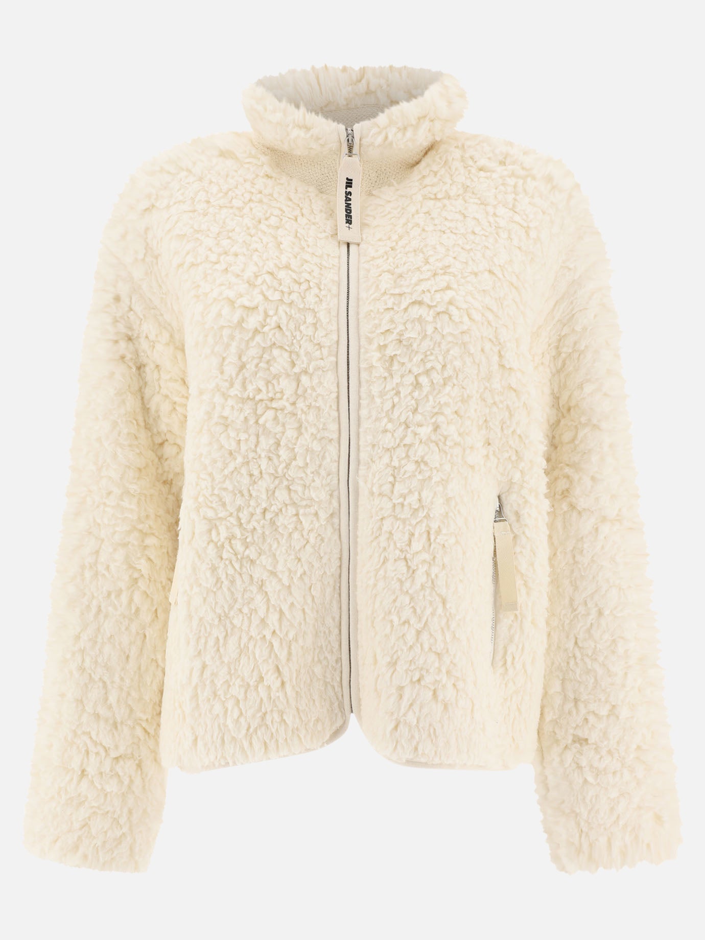 Shearling jackets Solid colour  White - Jil Sander Women | PDP | VIETTI Online Store | thumbnail