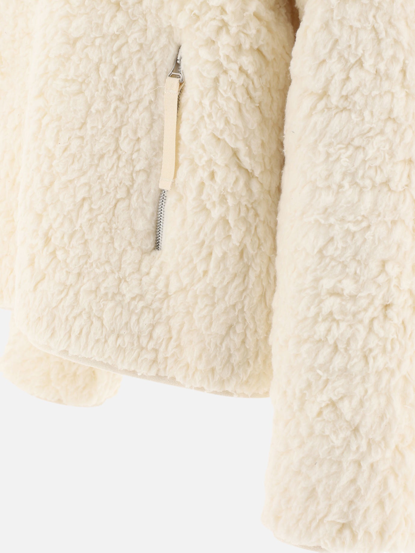 Shearling jackets Solid colour  White - Jil Sander Women | PDP | VIETTI Online Store | Zoom-Modal_4
