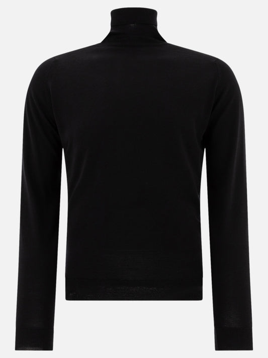 John Smedley "Cherwell" turtleneck sweater Black