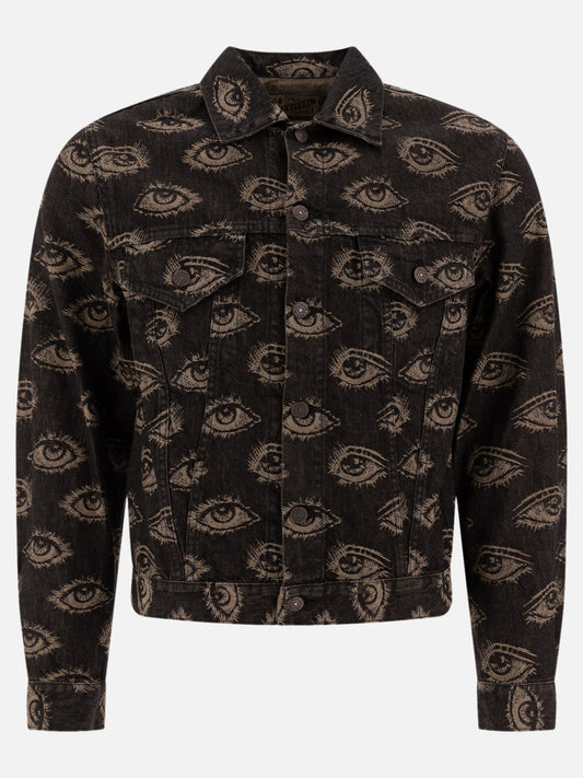 Denim jackets Print  Black - KAPITAL Men | PLP | VIETTI Online Store 
