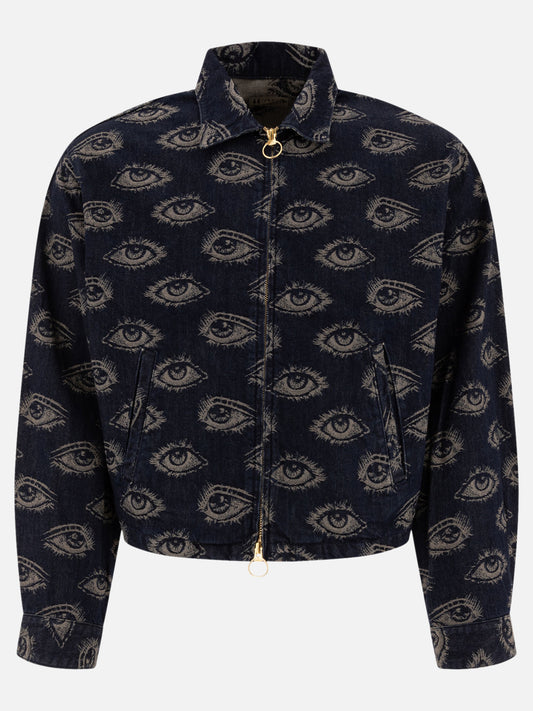 Denim jackets Print  Blue - KAPITAL Men | PLP | VIETTI Online Store 
