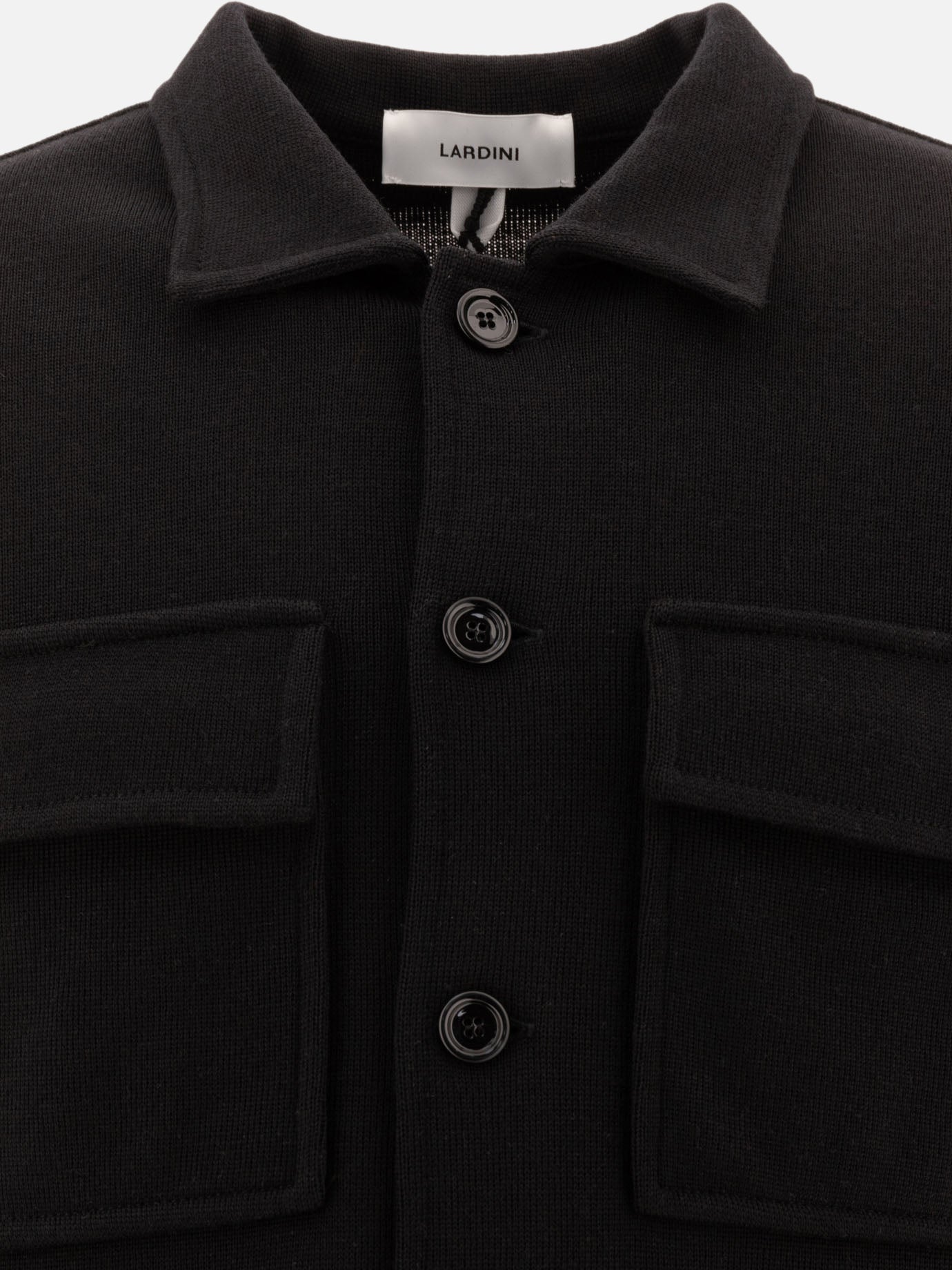 Overshirt jackets Solid colour  Black - Lardini Men | PDP | VIETTI Online Store | Zoom-Modal_3
