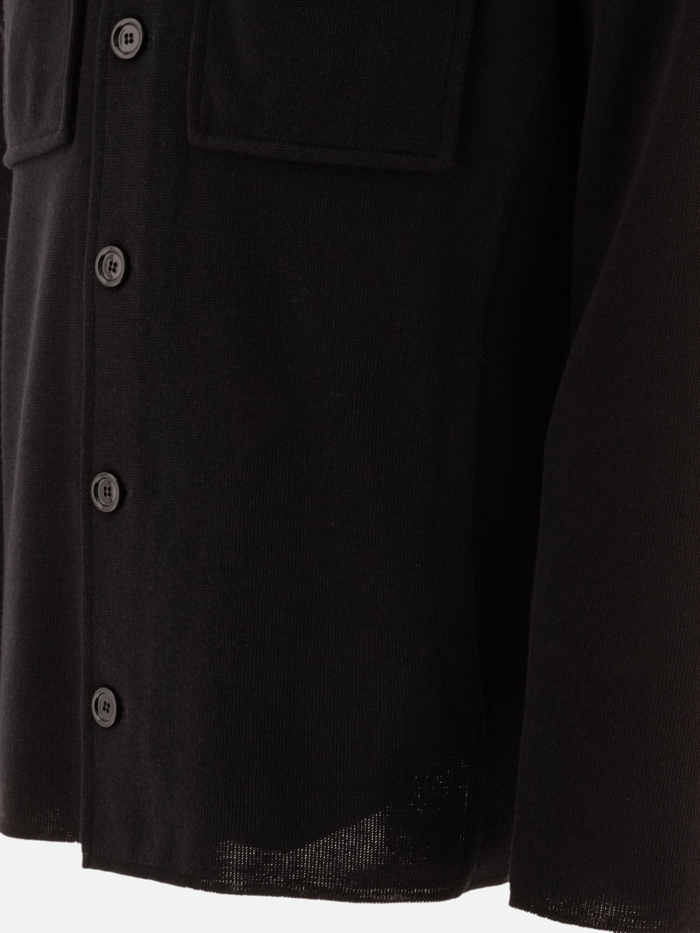 Overshirt jackets Solid colour  Black - Lardini Men | PDP | VIETTI Online Store | thumbnail_4
