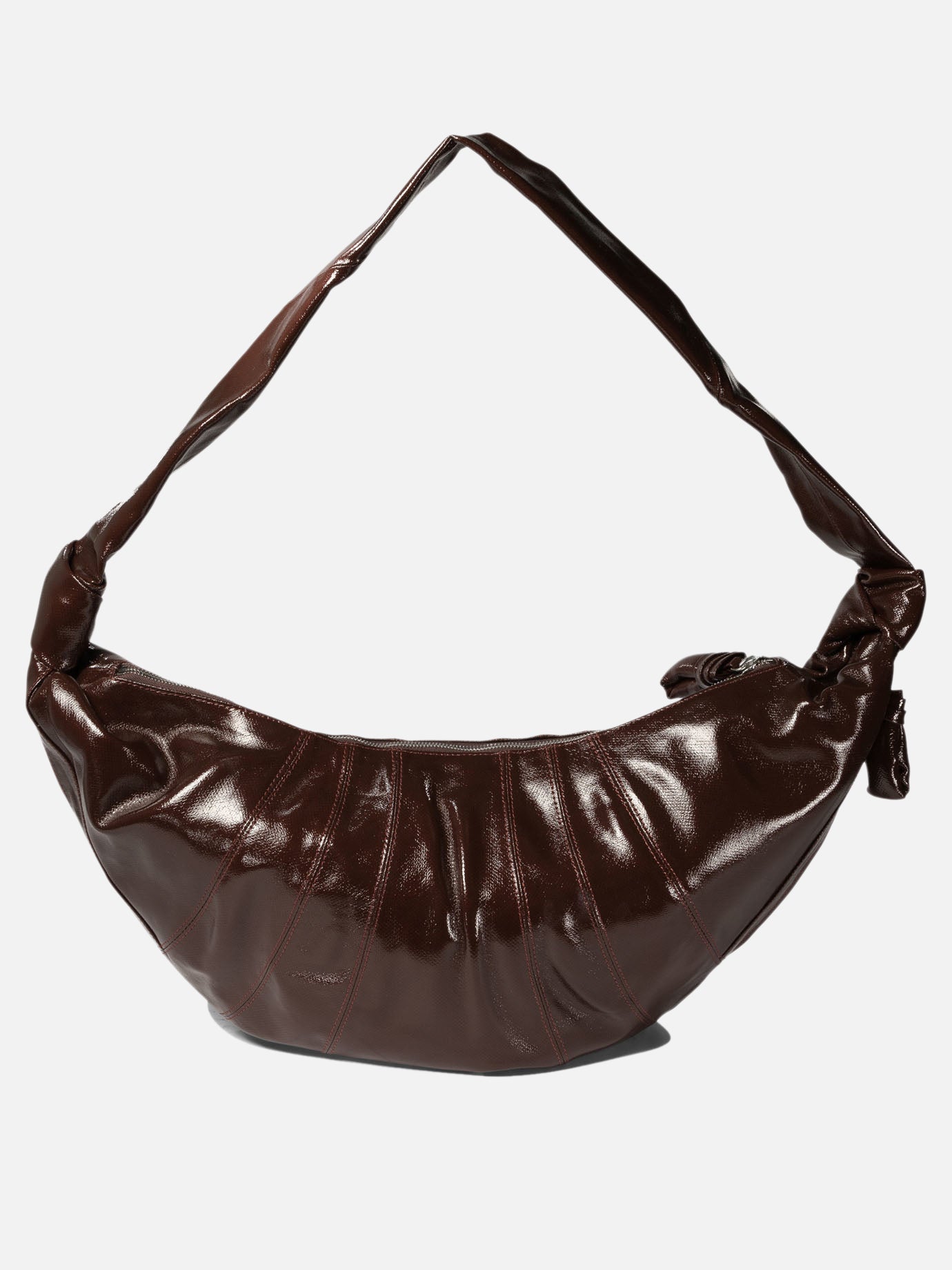 Lemaire "Large Croissant" shoulder bag Bordeaux