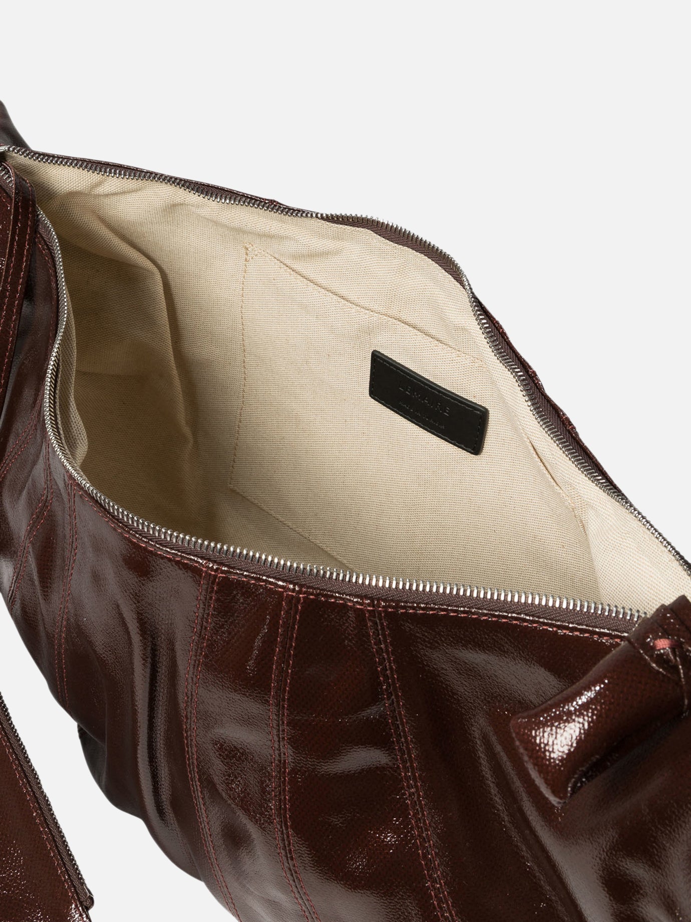 Lemaire "Large Croissant" shoulder bag Bordeaux