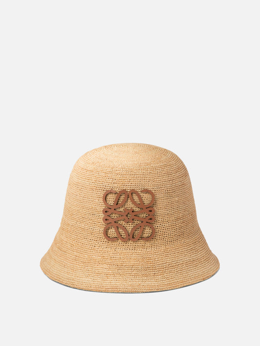 Raffia bucket hat