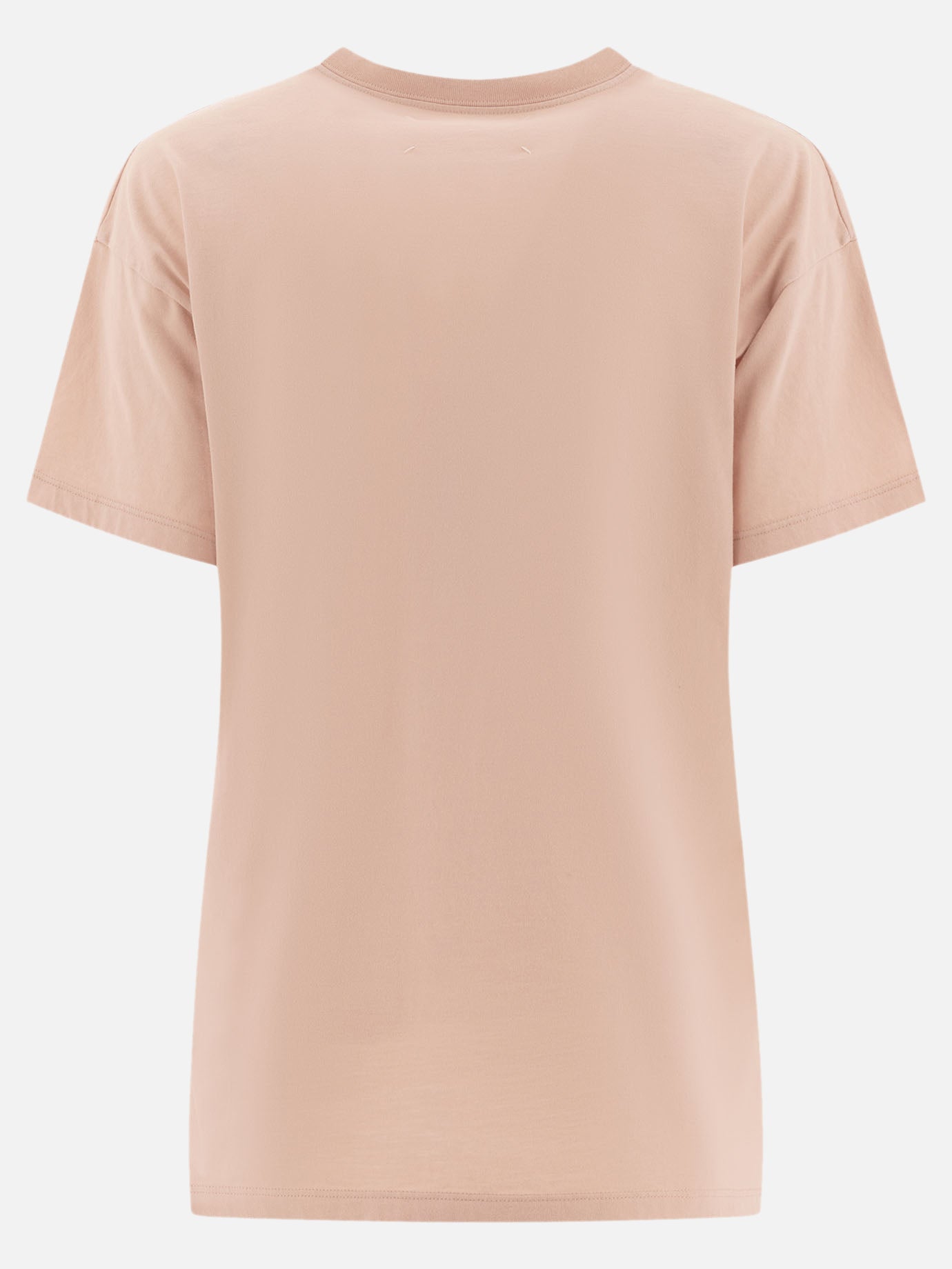 Maison Margiela T-shirt with embroidered logo Pink