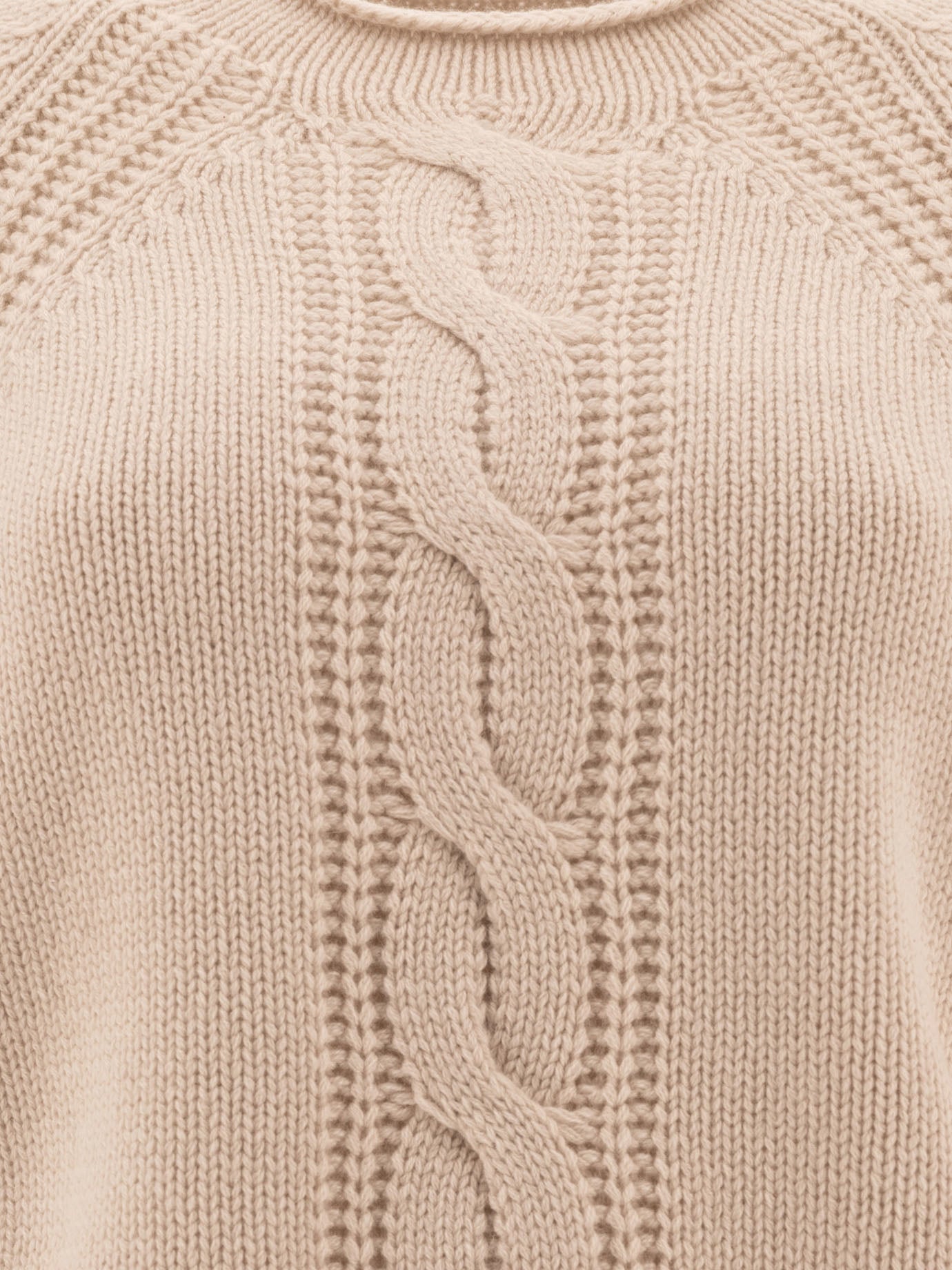 Max Mara "Pico" cashmere yarn sweater Beige