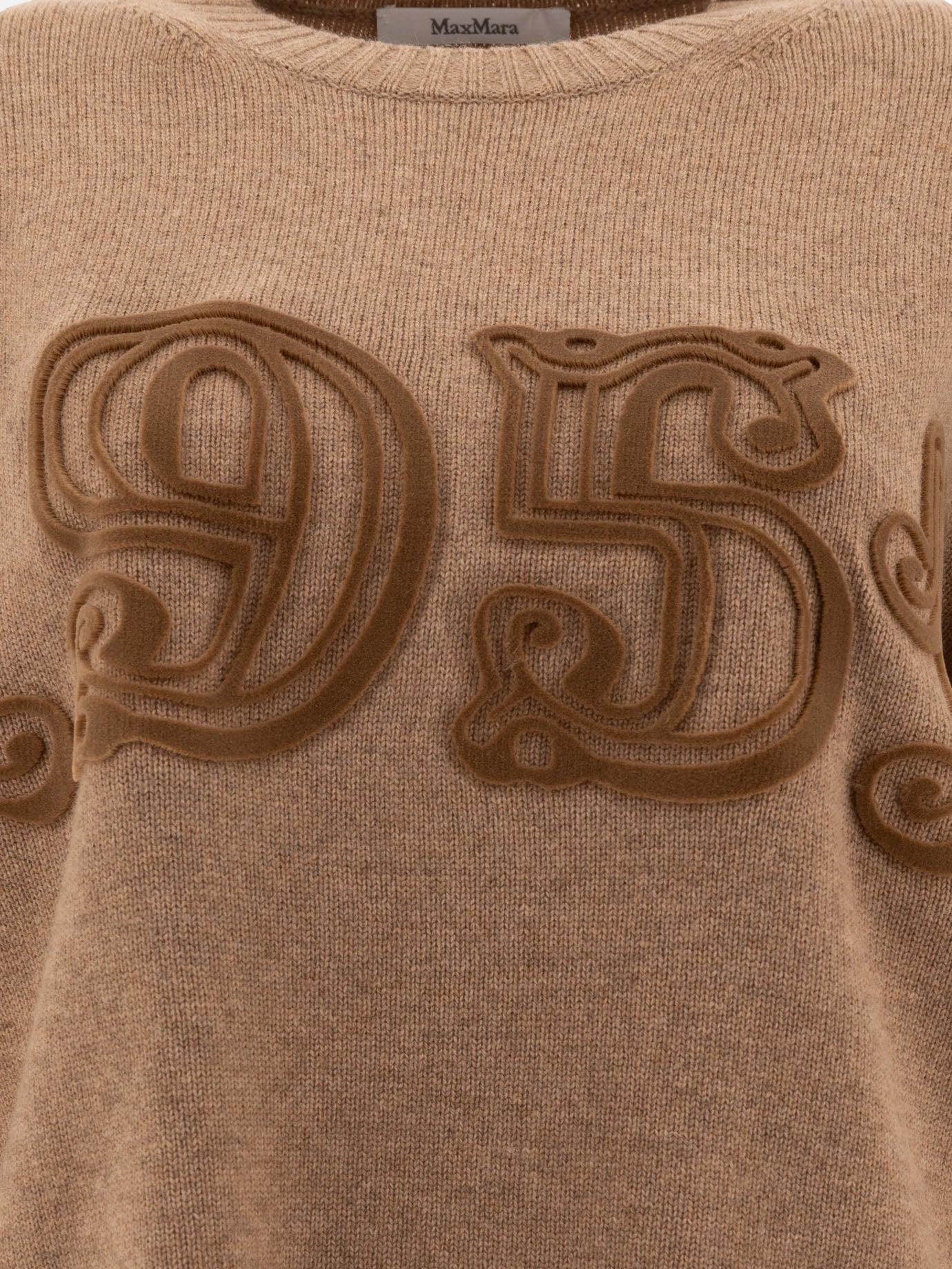 Max Mara "Fido" wool and cashmere sweater Brown