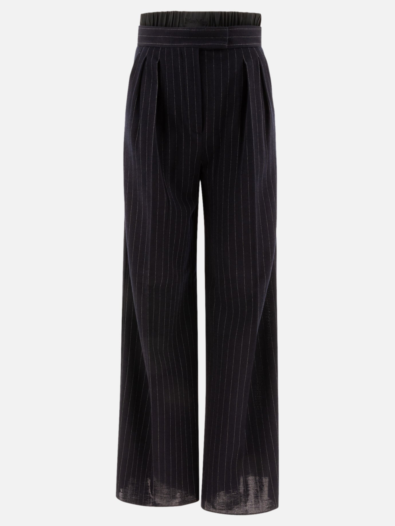 Max Mara "Piroghe" pinstriped trousers Blue