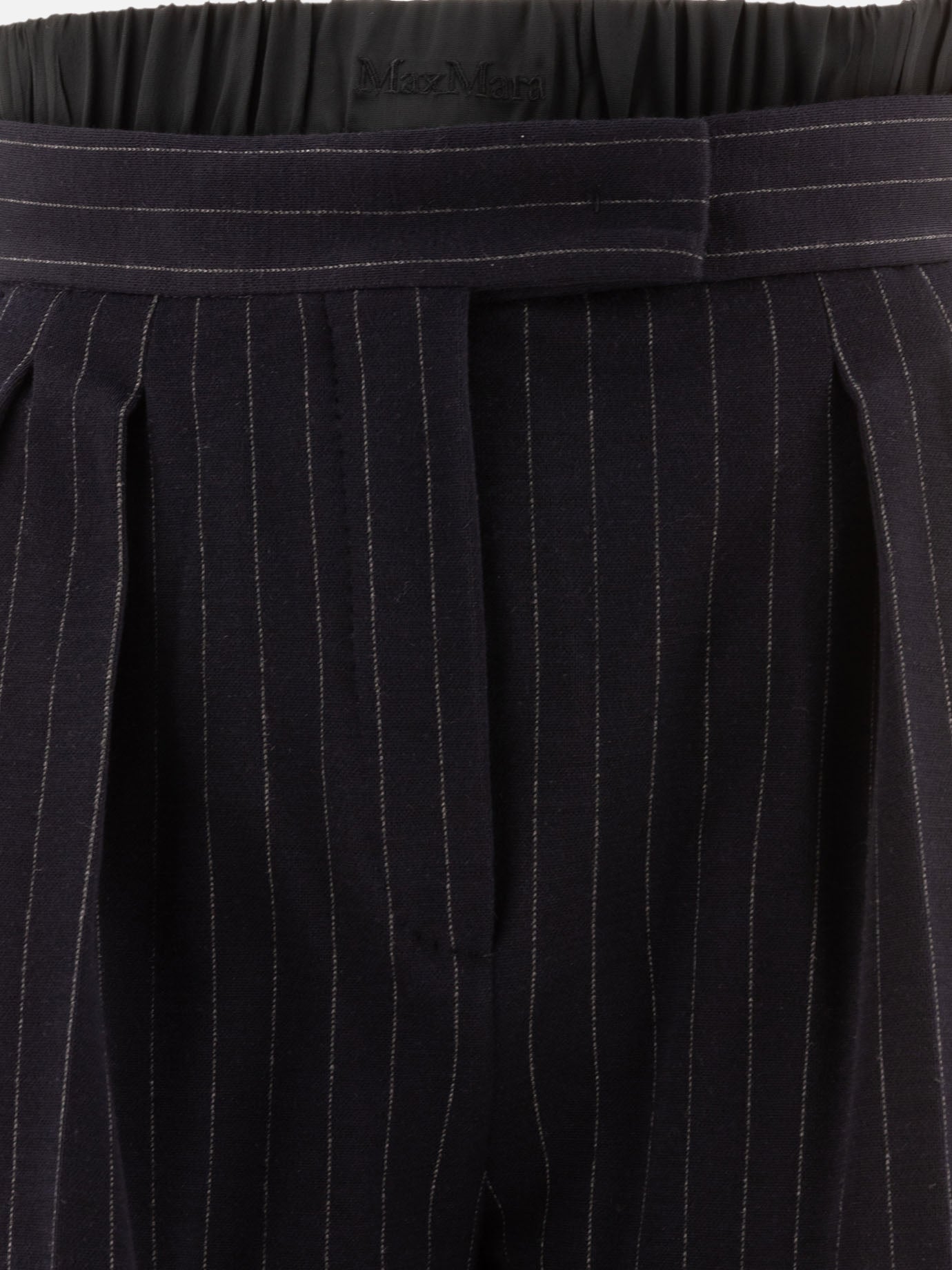 "Piroghe" pinstriped trousers