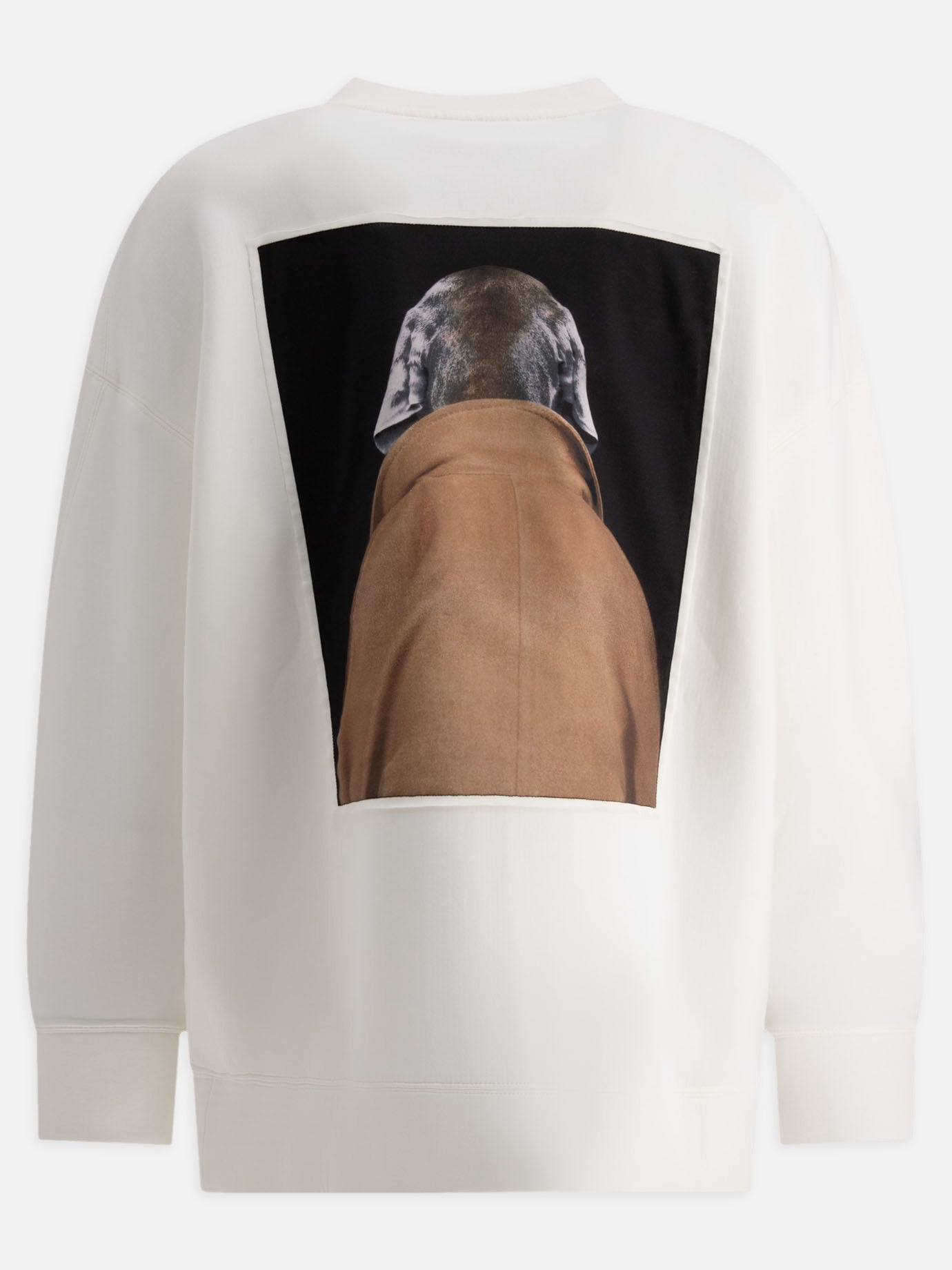 Sweatshirt with Wegman-print