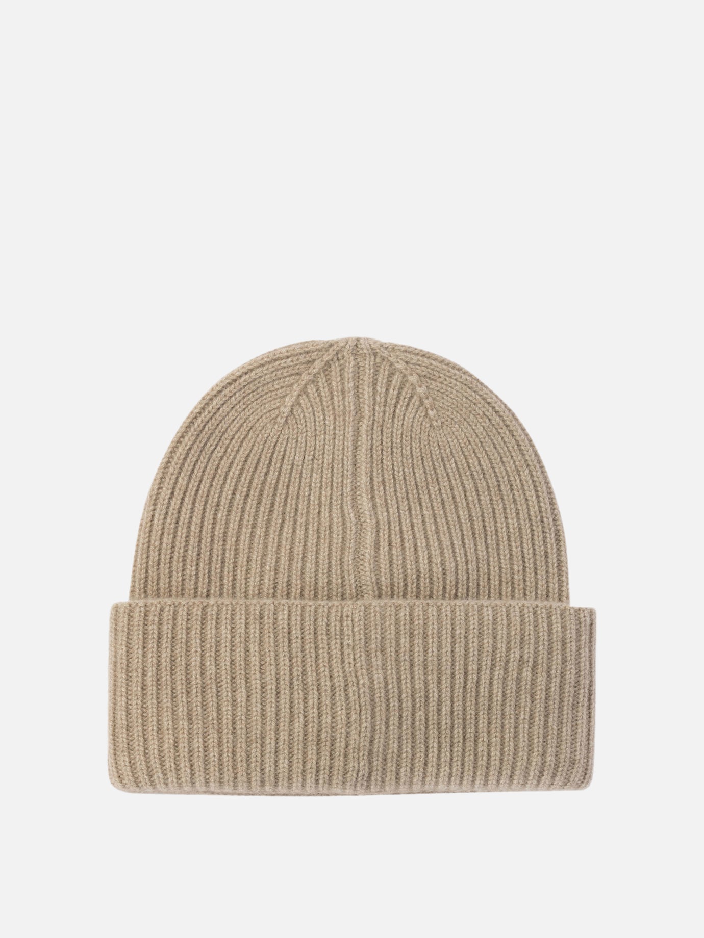 Max Mara Ribbed cashmere beanie Beige