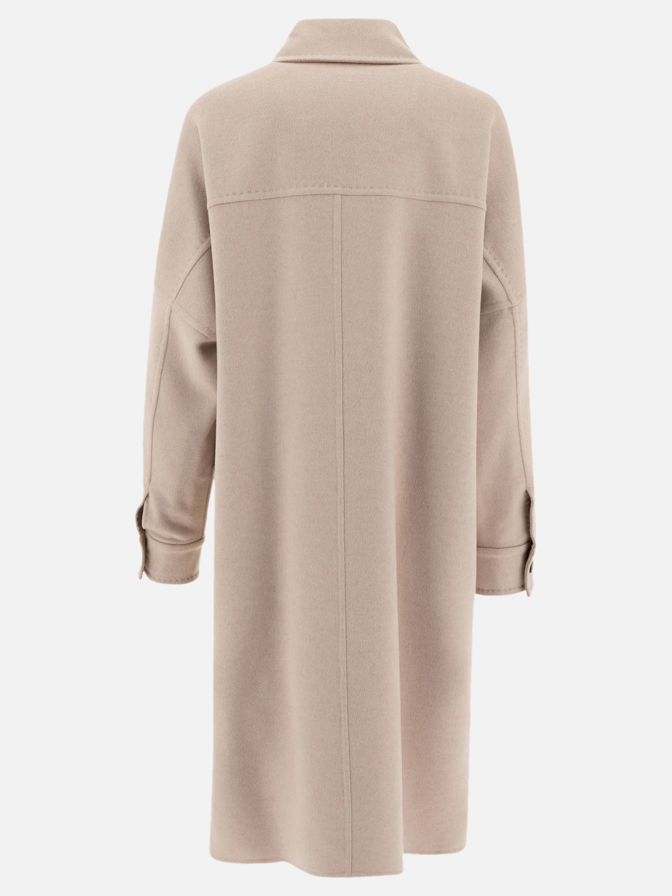 Max Mara Atelier Oversize coat in cashmere Beige