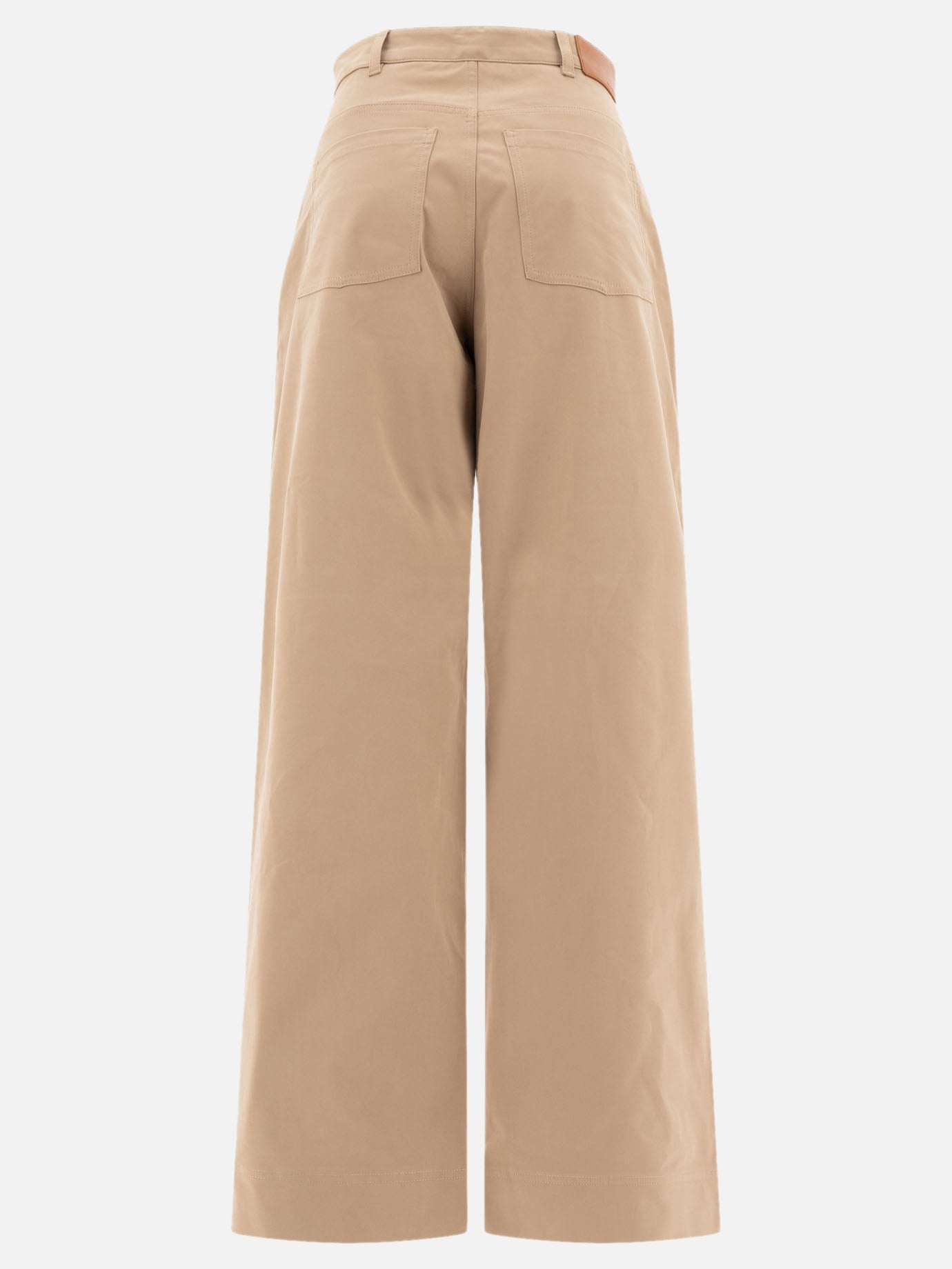 Gabardine trousers