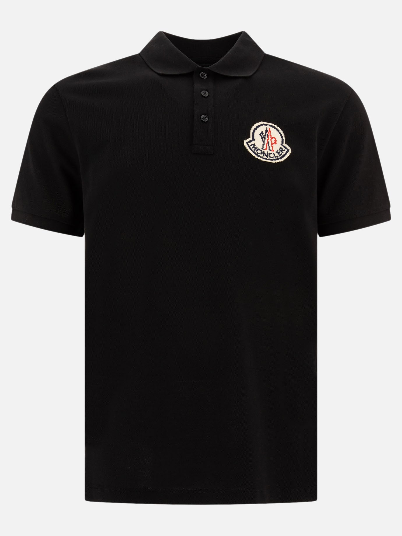 Moncler Polo shirt with logo Grey