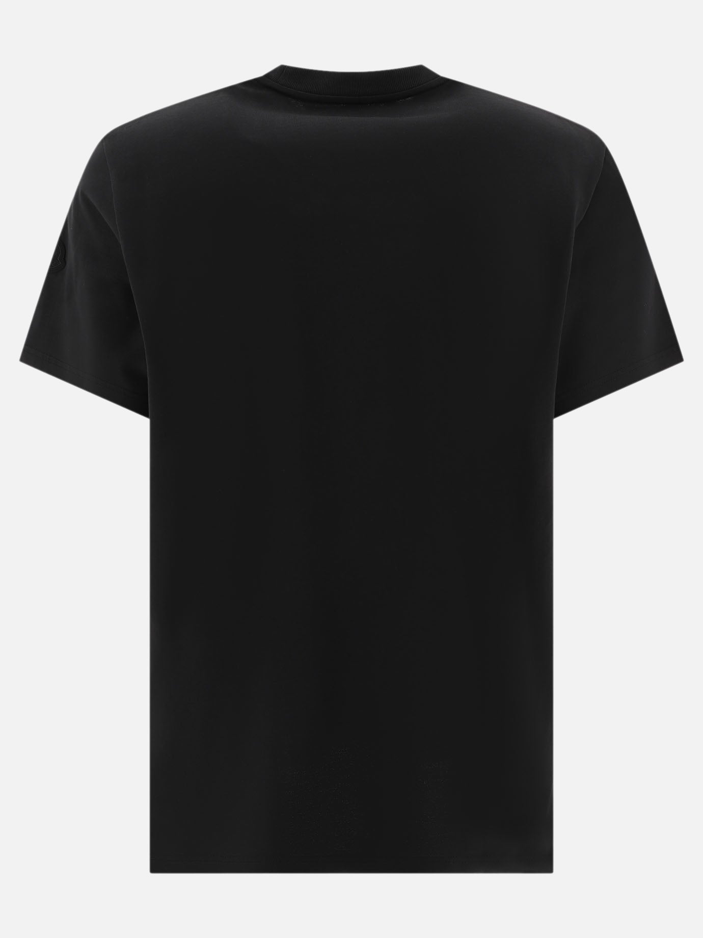 Crewneck t-shirts Logo  Black - Moncler Men | PDP | VIETTI Online Store | thumbnail_2