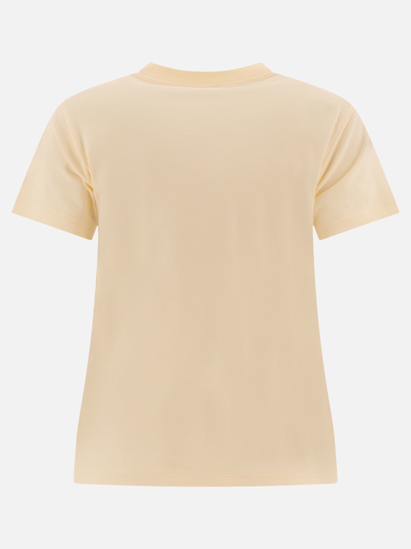 Moncler T-shirt with crystals Beige