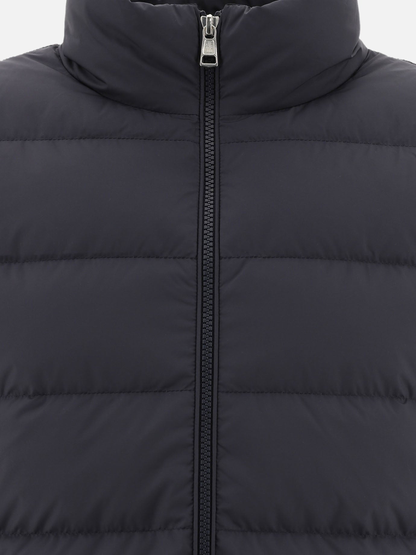 Down jackets Solid colour  Blue - Moncler Men | PDP | VIETTI Online Store | thumbnail_3